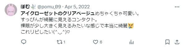 アイクローゼットのクリアベージュの口コミ